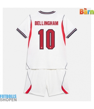 Billiga England Jude Bellingham #10 Hemmatröja Barn VM 2026 Kortärmad (+ Korta byxor)